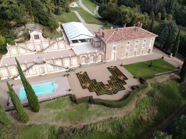 Photo aérienne Château de Roques