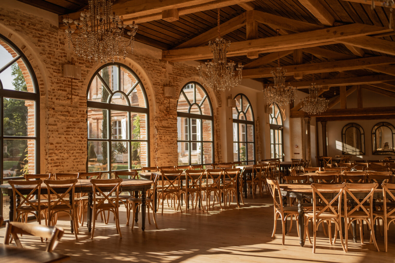 Château du Pujolet vue salle de réception
