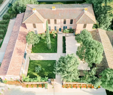 Château Latournelle vue aérienne